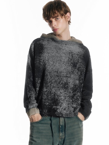 Pull&Bear Pulover | siva barva: sprednja stran