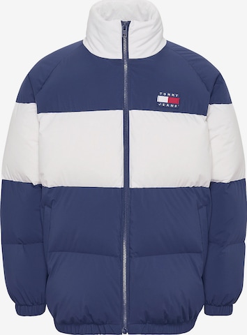 Tommy Jeans Winterjas 'Authentic' in Blauw: voorkant