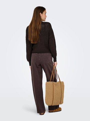 Cardigan 'ONLCAROL' ONLY en marron