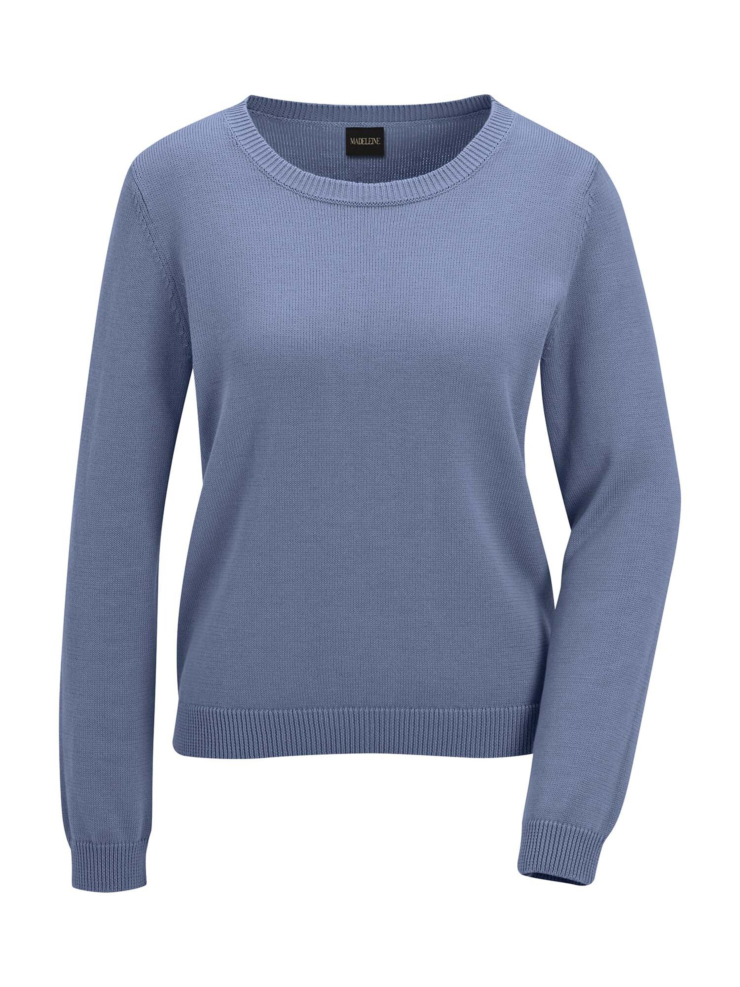 MADELEINE Trui in Blauw: voorkant