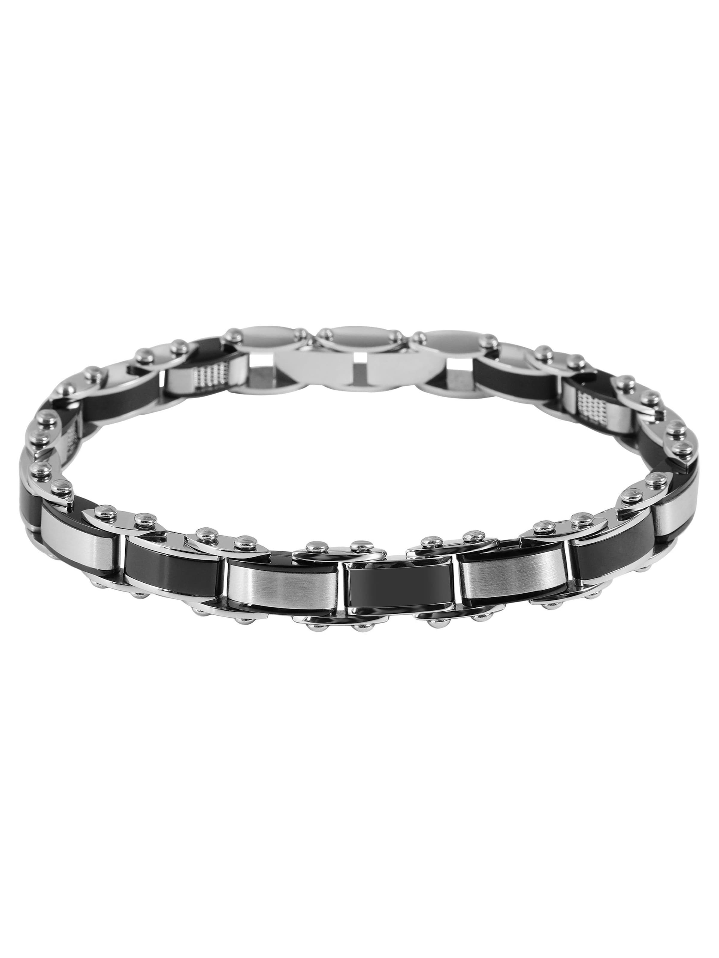 Akzent Bracelet 'Bjarne, langlebig' in Silver: front