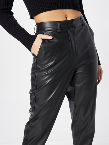 PIECES Tapered Pants 'Anette' in Black