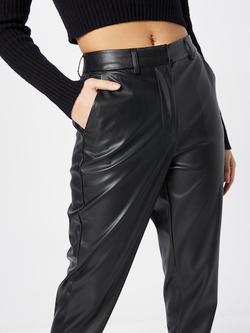 PIECES Tapered Broek 'Anette' in Zwart