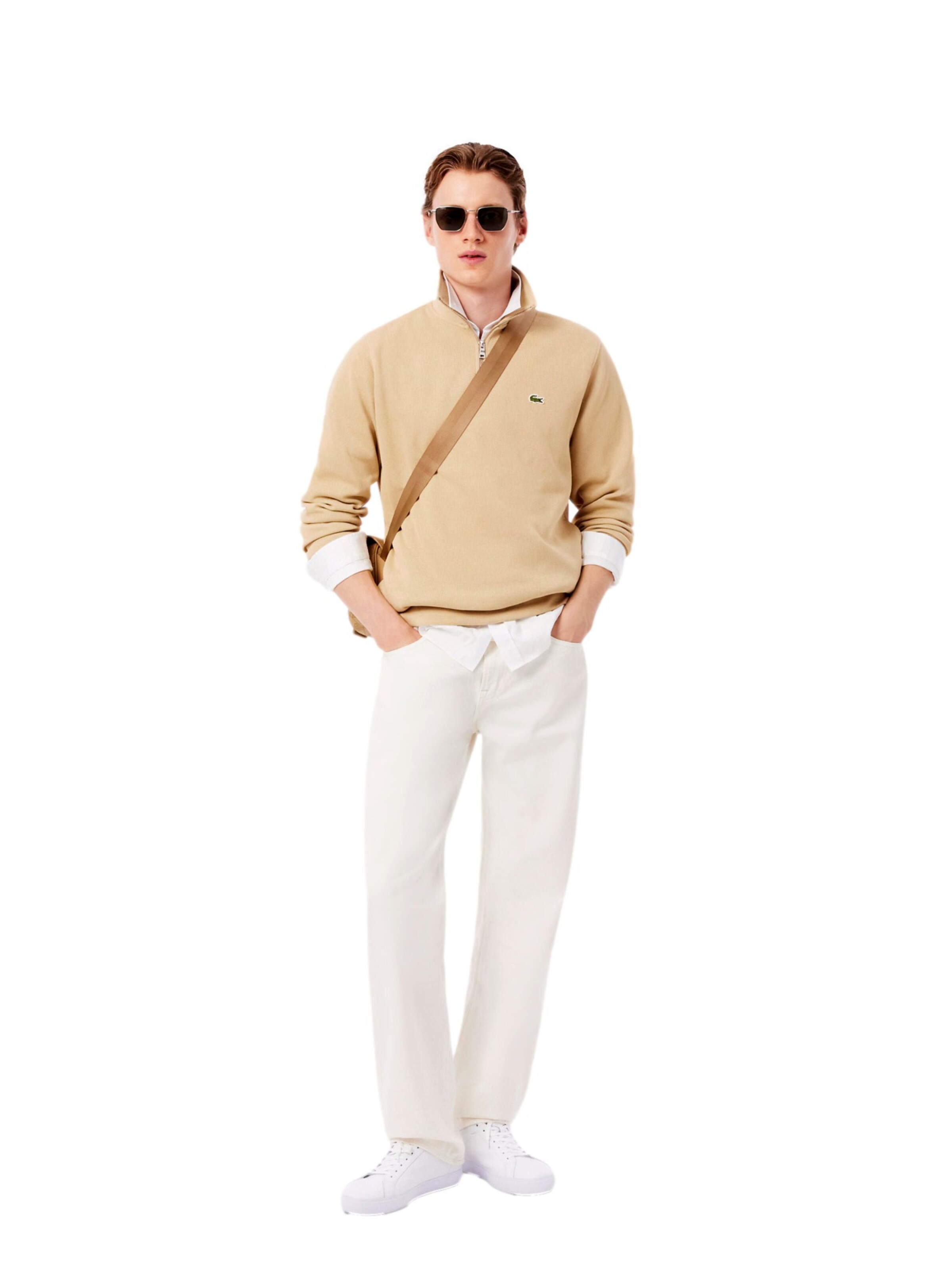 LACOSTE Sweatshirt in Beige