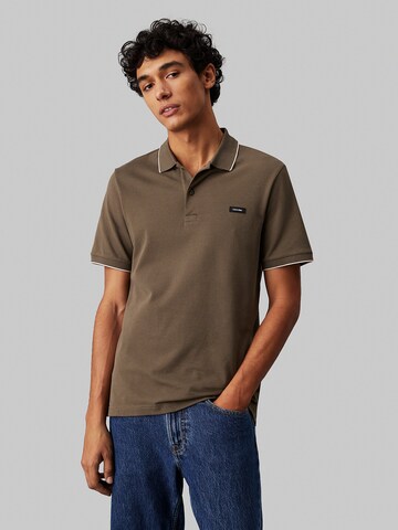 Calvin Klein Shirt in Bruin: voorkant