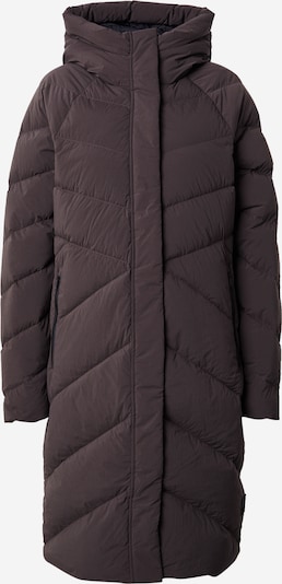 JACK WOLFSKIN Pitkä takki ulkoiluun 'Marienplatz' värissä suklaa, Tuotenäkymä