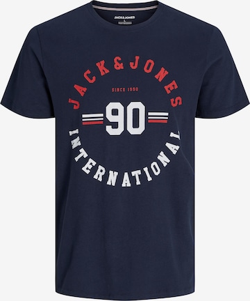 T-Shirt 'CARLO' JACK & JONES en bleu : devant