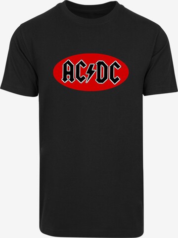 F4NT4STIC Shirt 'ACDC' in Zwart: voorkant