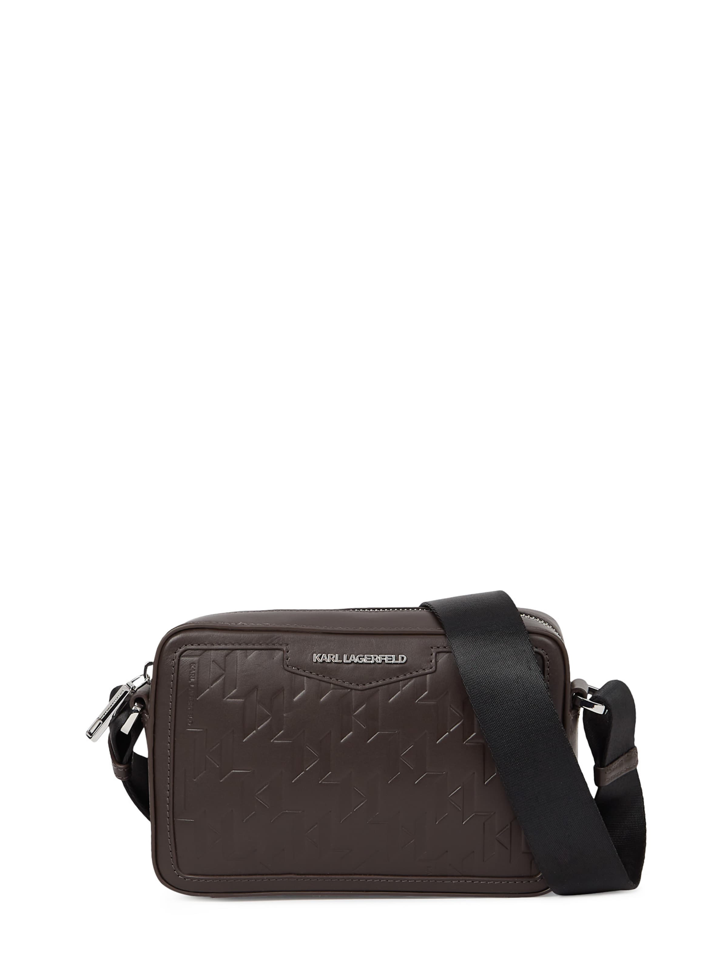 Karl Lagerfeld Τσάντα ώμου σε καφέ: μπροστά