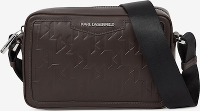 Rankinė su ilgu dirželiu iš Karl Lagerfeld, spalva – tamsiai ruda, Prekių apžvalga