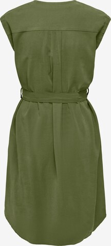 ONLY Košeľové šaty 'LARIS' - Zelená