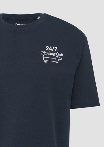 T-Shirt s.Oliver en bleu