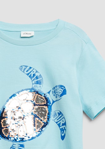 T-Shirt s.Oliver en bleu