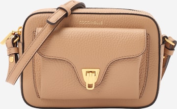 Coccinelle Skuldertaske 'BEAT' i beige: forside