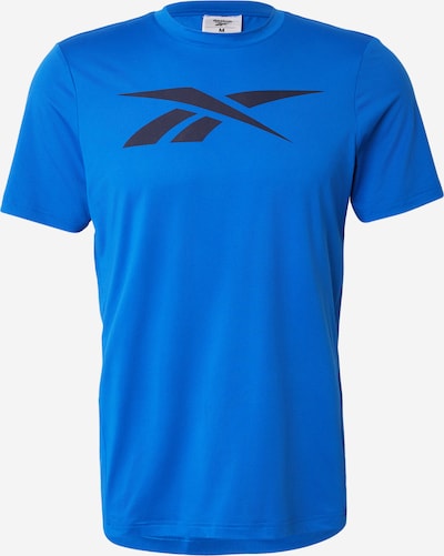 Reebok Toiminnallinen paita 'Jimmy Vector' värissä sininen / musta, Tuotenäkymä
