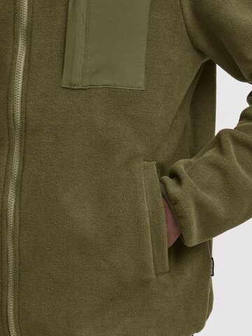 BLEND - Chaqueta polar ' BHBROOKS Sweatshirt zipp thru ' en verde