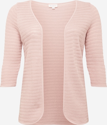 ONLY Carmakoma Knit Cardigan in Pink: front