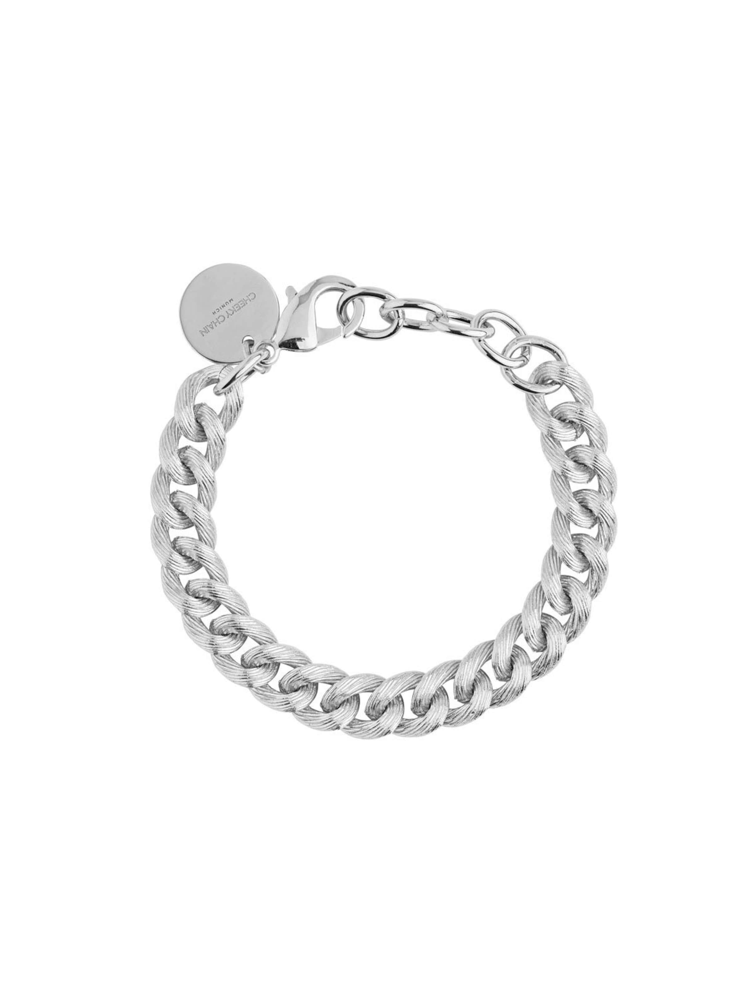 Cheeky Chain Munich Armband 'Roxanne' in Zilver: voorkant