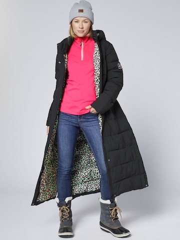 CHIEMSEE Winter Coat in Black