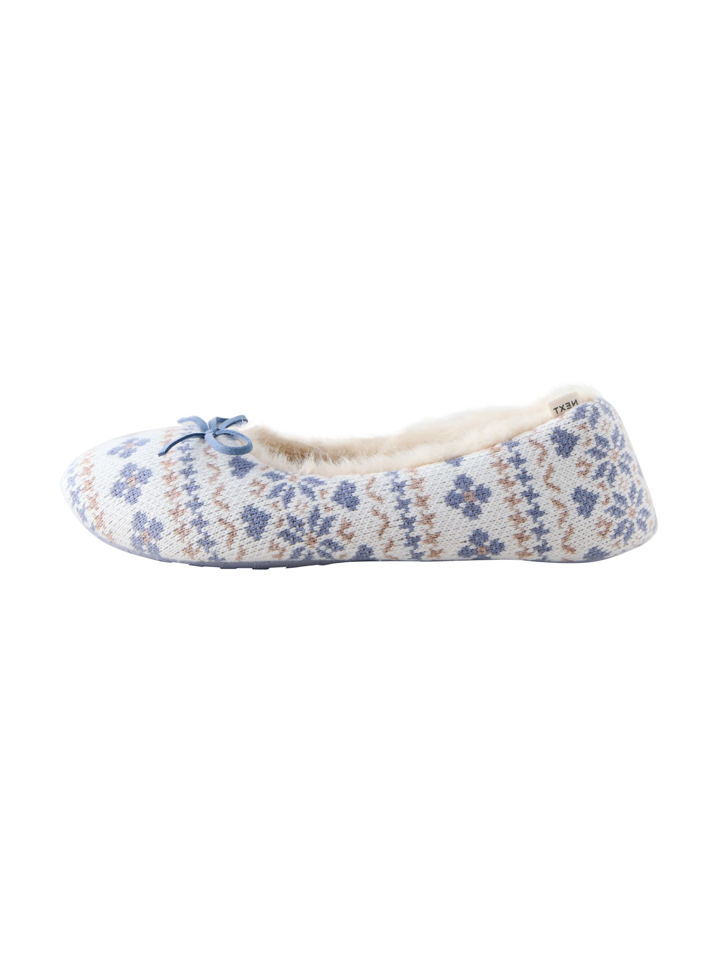 Next Slipper in Blue: front