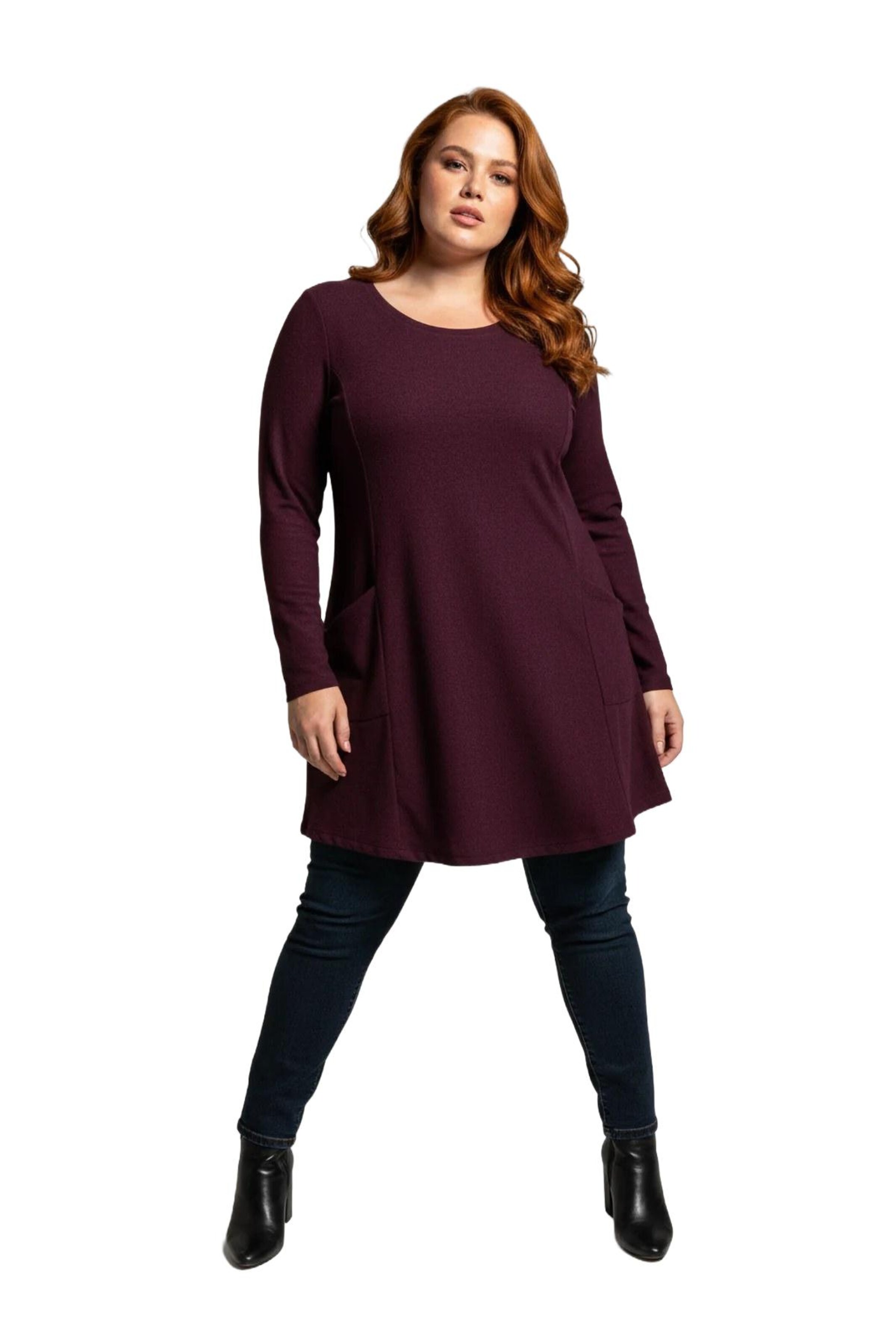 Shape Of You Jurk in Rood: voorkant