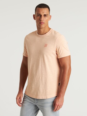 CHASIN' T-shirt 'Brody Slub' in Orange