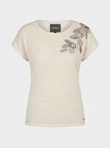 KOROSHI - Camiseta en blanco