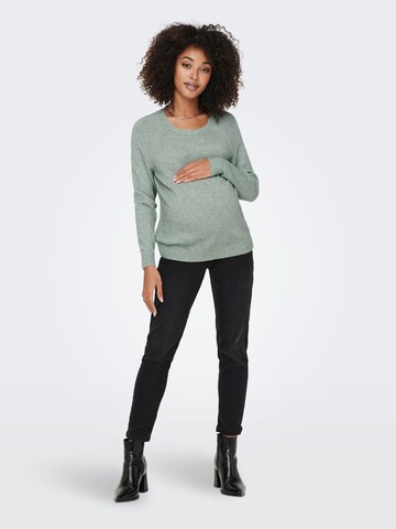 Only Maternity Pullover i grøn