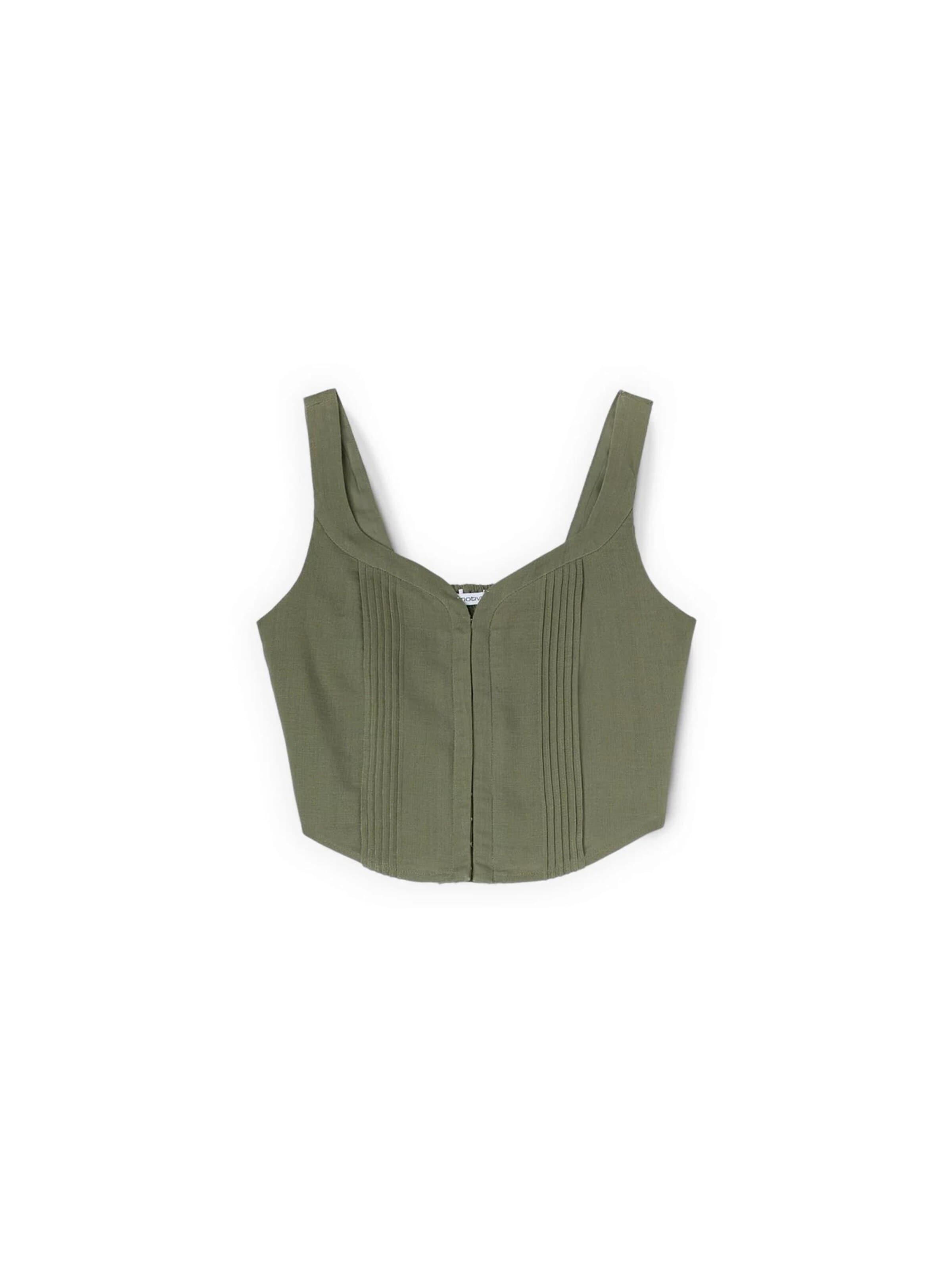 Top di MOTIVI in verde: frontale