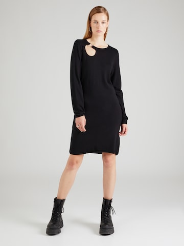 ONLY Knitted dress 'LILIAN' in Black: front