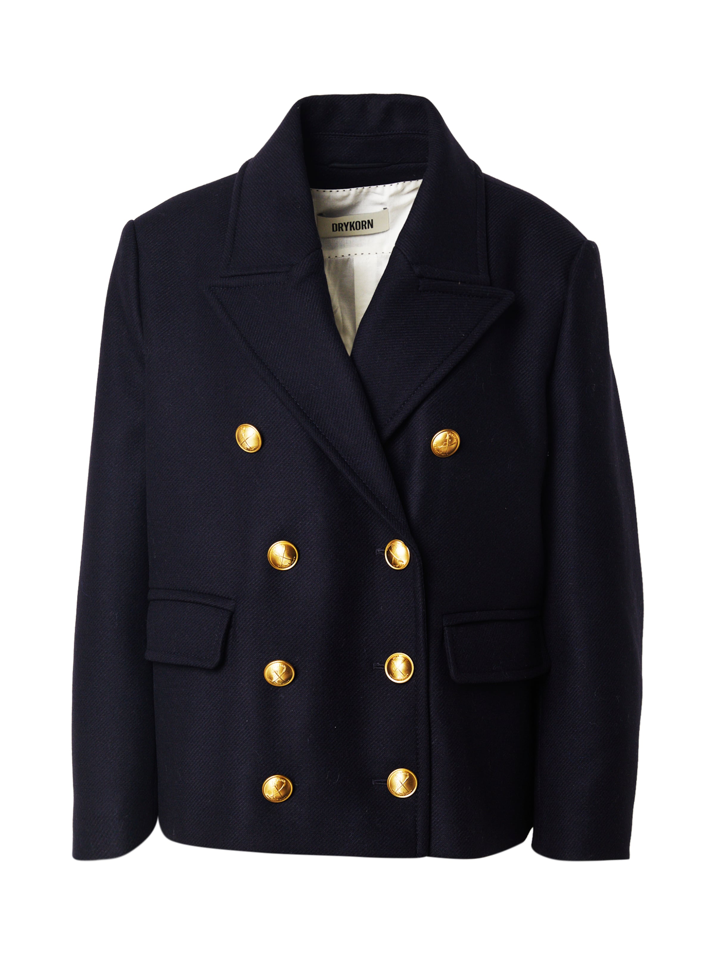 DRYKORN Демисезонное пальто 'Ordburgh_2' в Синий: спереди