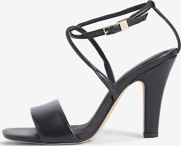 Sandales à lanières TOMMY HILFIGER en noir : devant