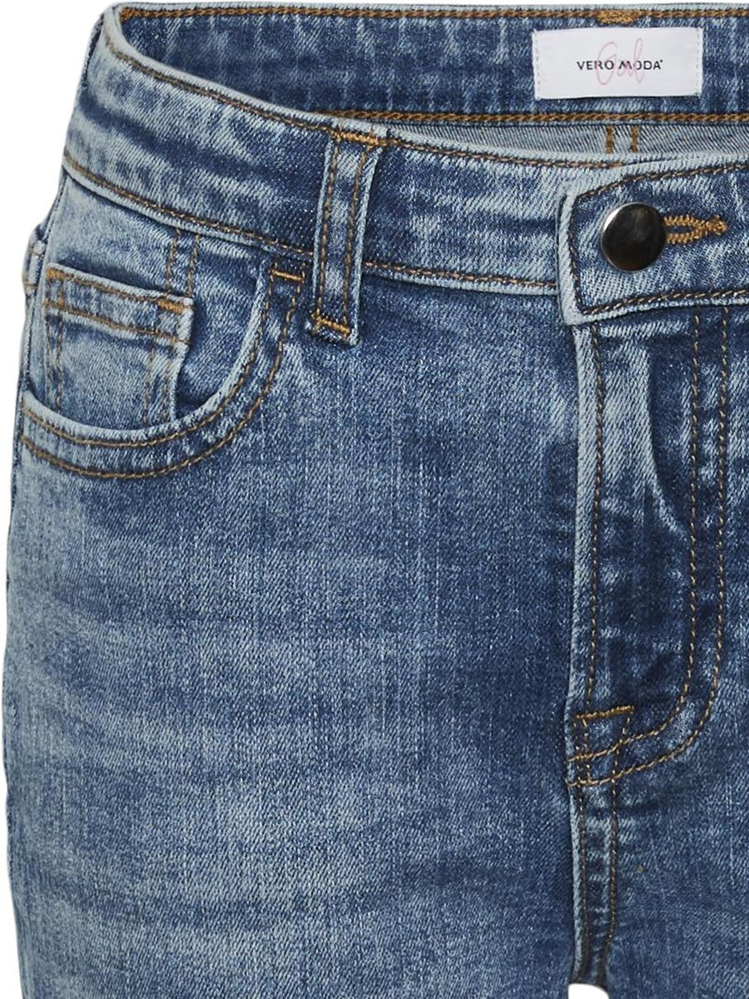 Vero Moda Girl Regular Jeans 'VMOLIVIA' in Blauw