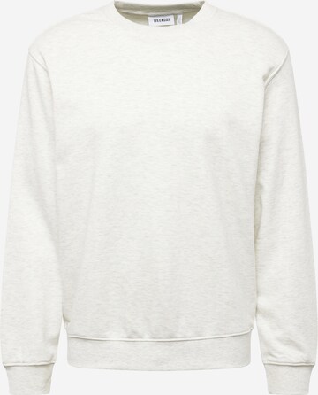 Sweat-shirt WEEKDAY en gris : devant