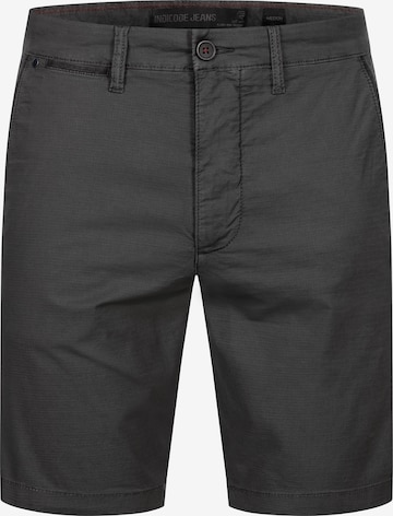 INDICODE JEANS Broek 'Hutchico' in Grijs: voorkant
