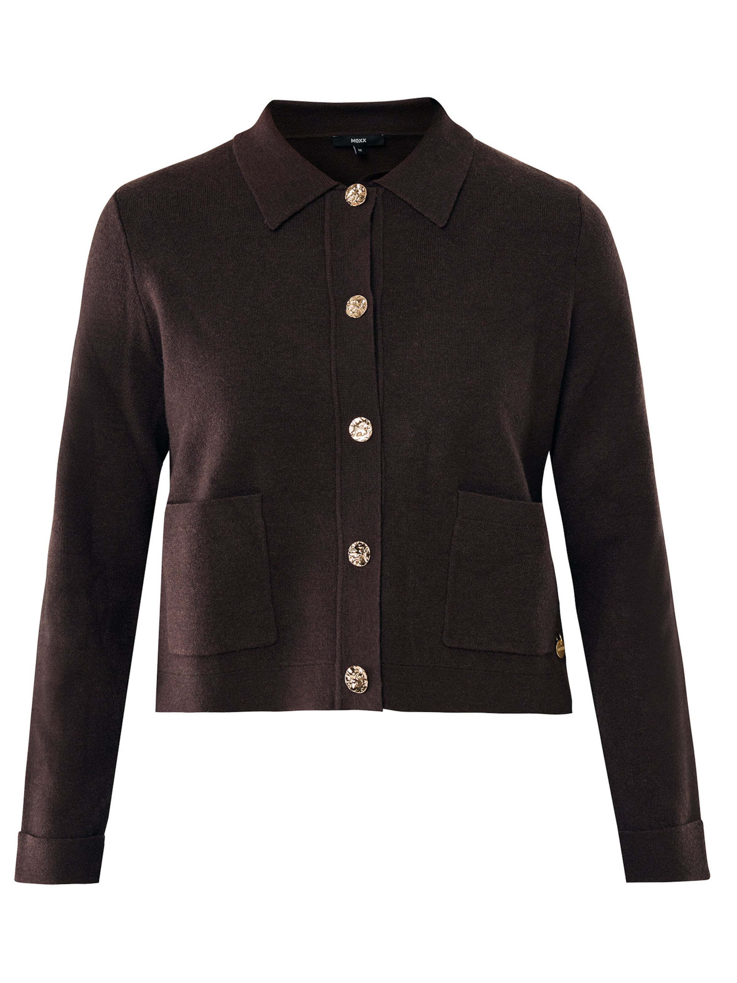 MEXX Kampsun, värv pruun: eest vaates