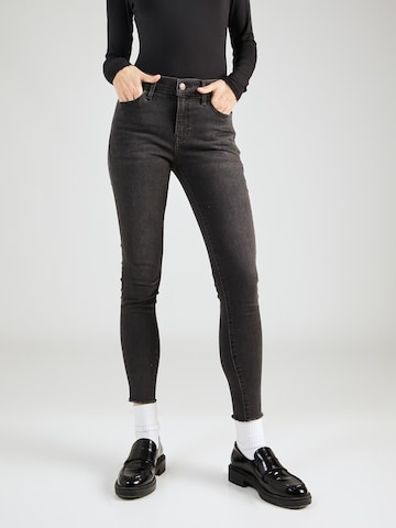 LEVI'S ® Skinny Jeans '710 Super Skinny' in Black: front