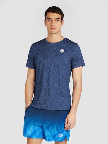 BIDI BADU Funkcionalna majica 'Beach Spirit' | modra barva: sprednja stran