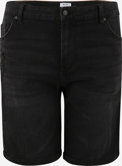 Jeans 'PLY' Only & Sons Big & Tall pe negru denim, Vizualizare produs
