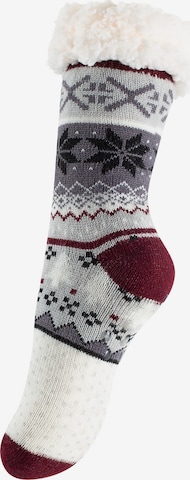 Yenita - Meias em vermelho: frente