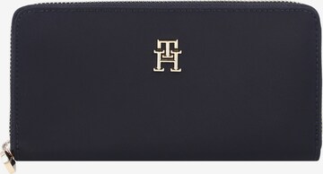 TOMMY HILFIGER Wallet 'Poppy' in Blue: front