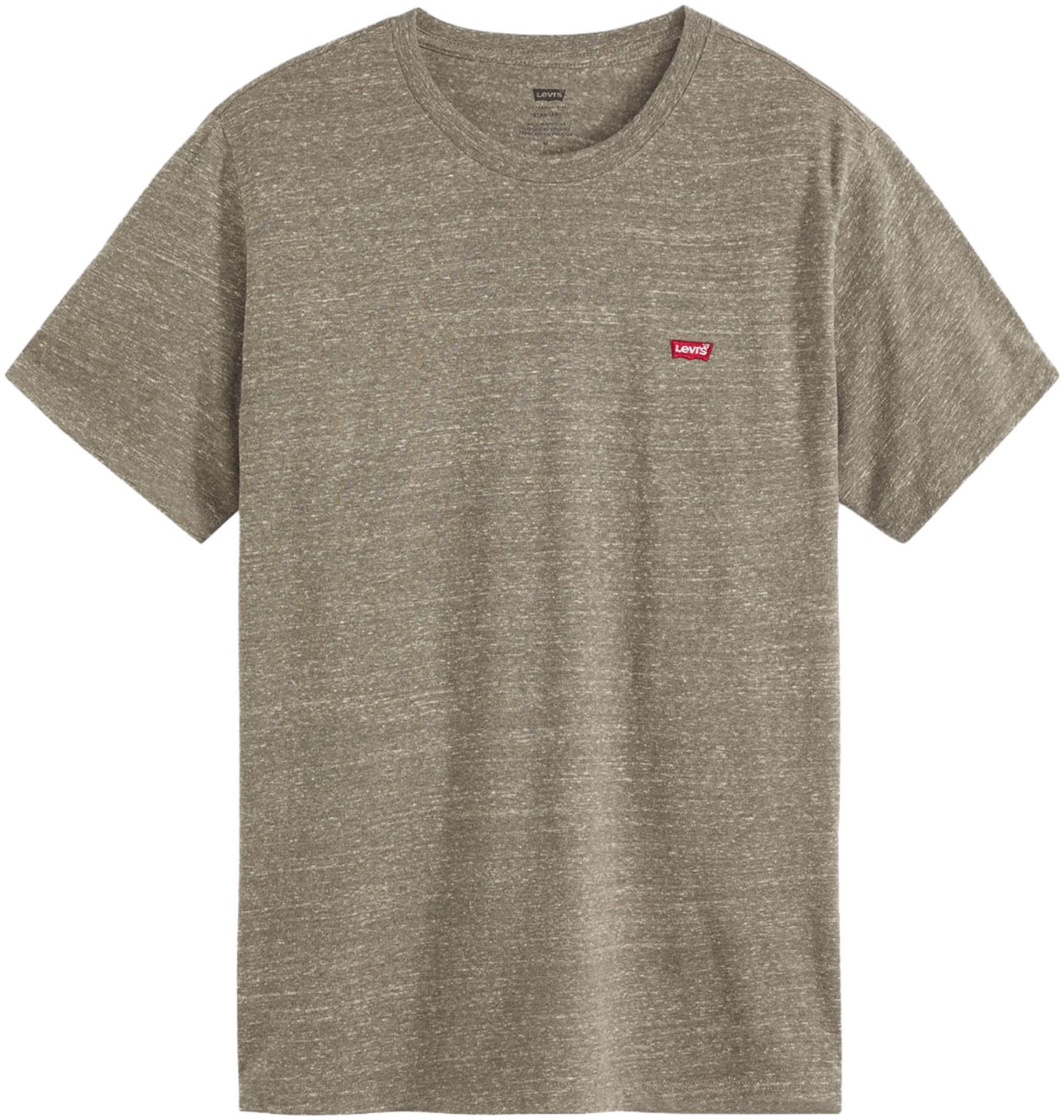 LEVI'S ® - Camisa 'Original Housemark Tee' em castanho: frente