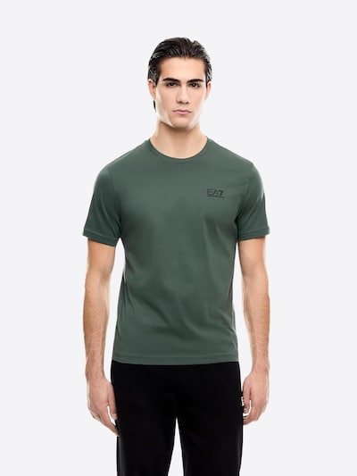 EA7 Emporio Armani Shirt 'T-shirt EA7 da Uomo - nero 8NPT250208 NEROORO' in XS in de kleur Donkergroen, Productweergave