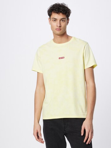 LEVI'S ® Majica 'SS Relaxed Baby Tab Tee' | rumena barva: sprednja stran