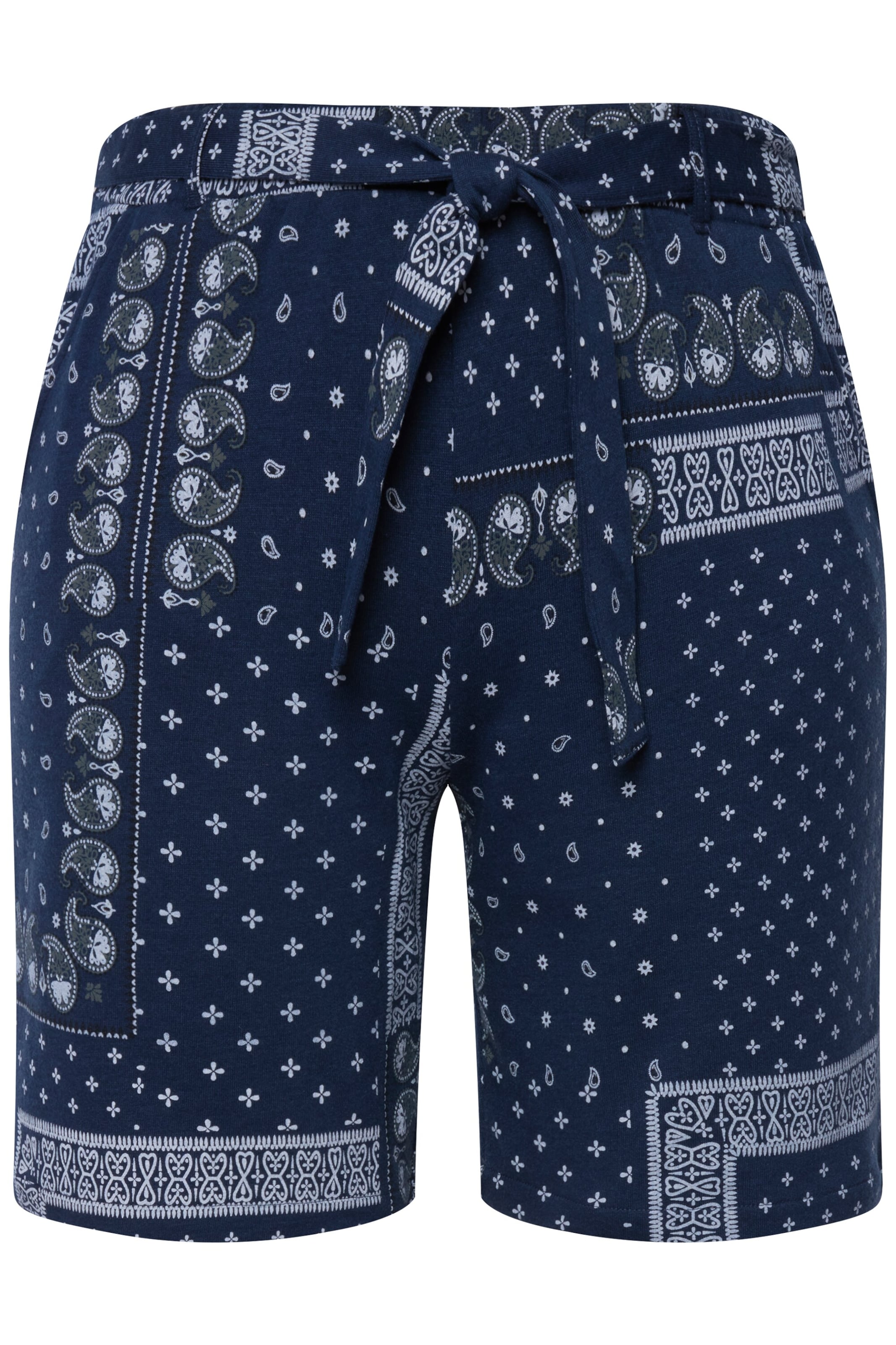 Ulla Popken Regular Broek in Blauw: voorkant