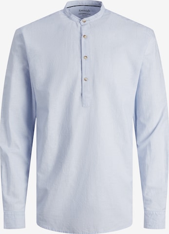 JACK & JONES Button Up Shirt 'Summer' in Blue: front