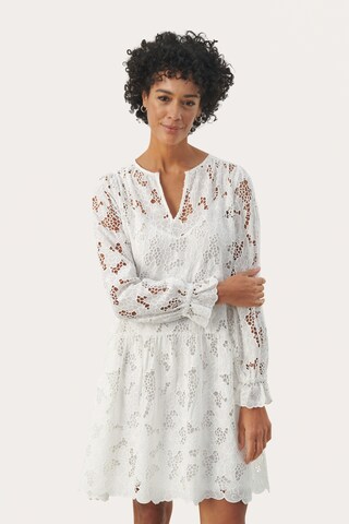 Robe 'Lay' Part Two en blanc : devant