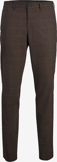 JACK & JONES Trousers with creases 'Solaris' in Chocolate, Item view