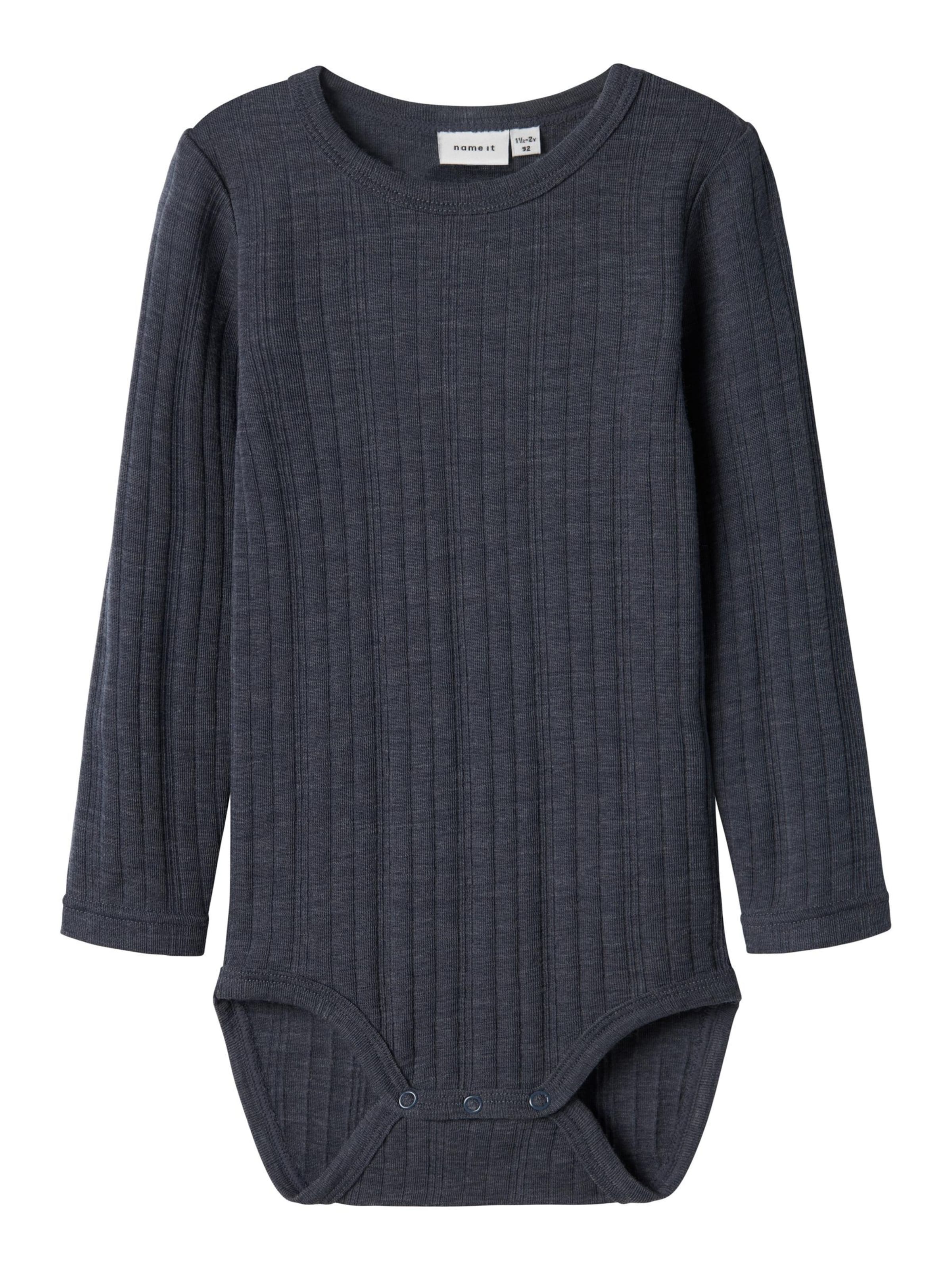 Barboteuse / body 'NMMWang' NAME IT en gris : devant