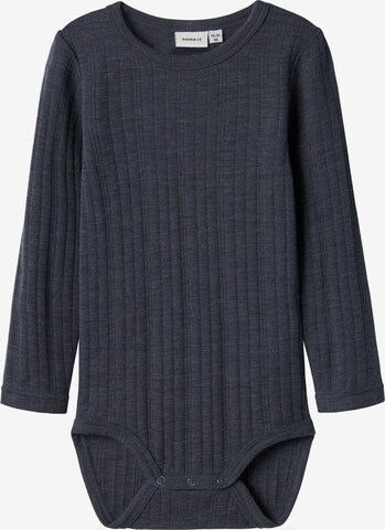 NAME IT - Pijama entero/body 'NMMWang' en gris: frente